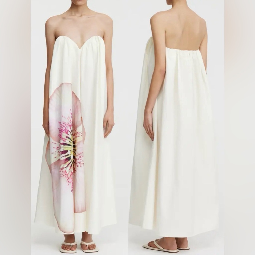 NEW Significant Other Shiloh Floral Strapless Maxi Dress SZ 8